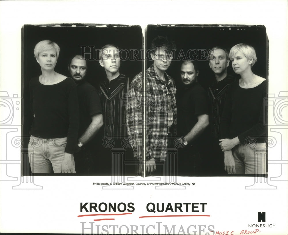 1997 Press Photo Members of the music group Kronos Quartet - hcp04625- Historic Images