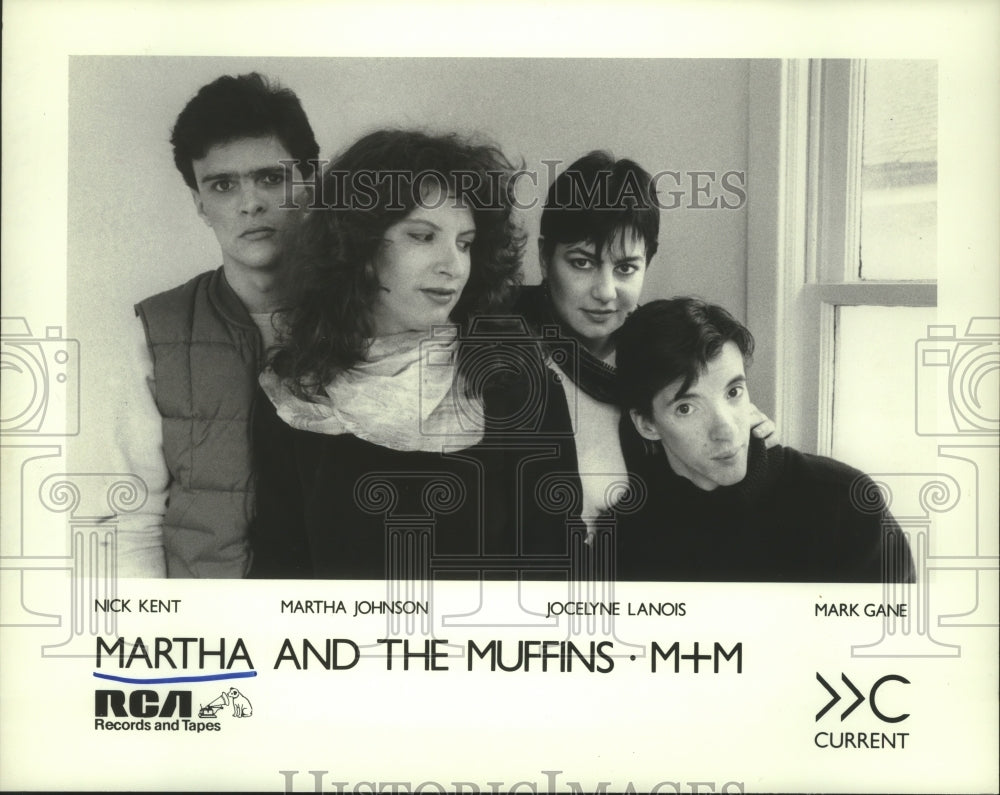 1983 Press Photo Pop music group Martha and the Muffins-M+M. - hcp04651- Historic Images