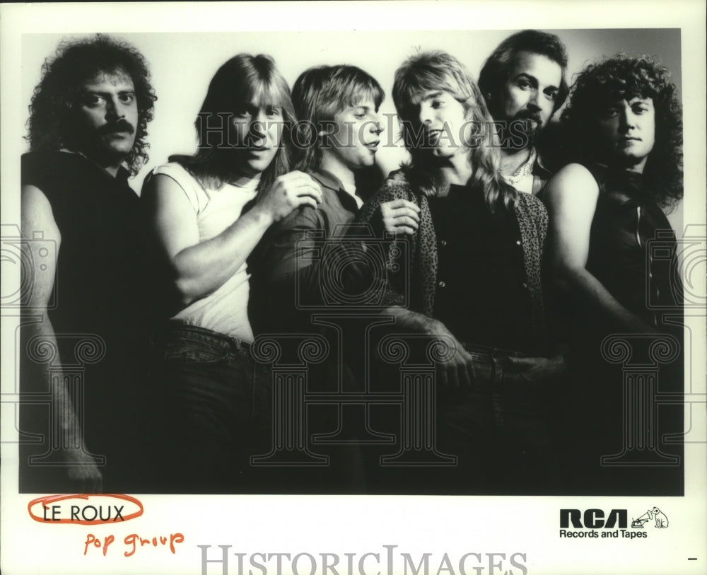 1983 Press Photo Pop music group Le Roux. - hcp04663- Historic Images