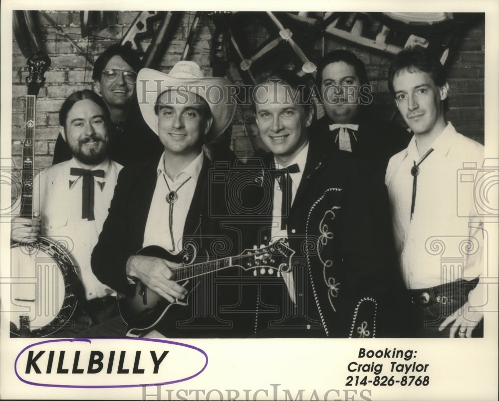 1989 Press Photo Members of the rock music group Killbilly - hcp04678- Historic Images