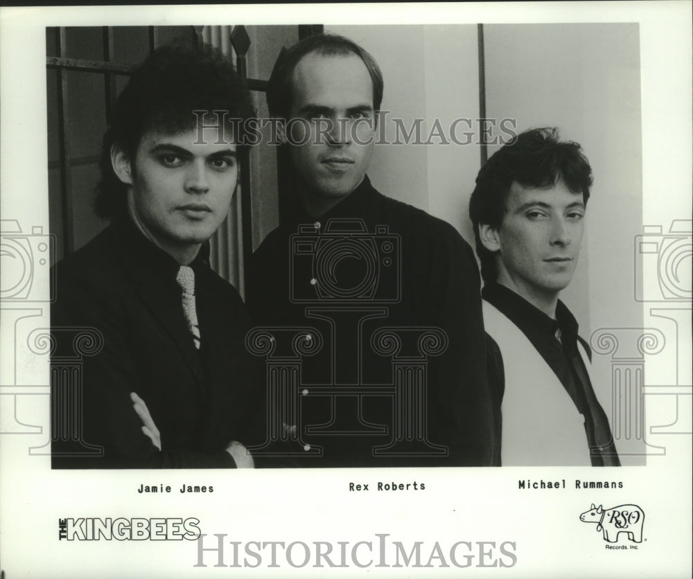 1981 Press Photo Members of the pop music group The Kingbees - hcp04711- Historic Images