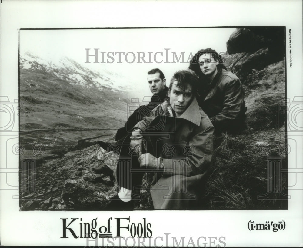 1991 Press Photo Members of the music group King of Fools - hcp04717- Historic Images