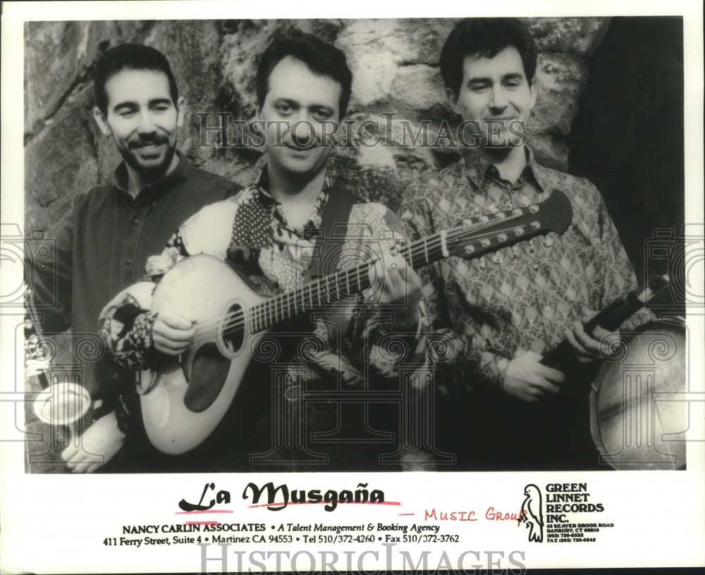 1996 Press Photo Members of the music group La Musgana - hcp04755- Historic Images