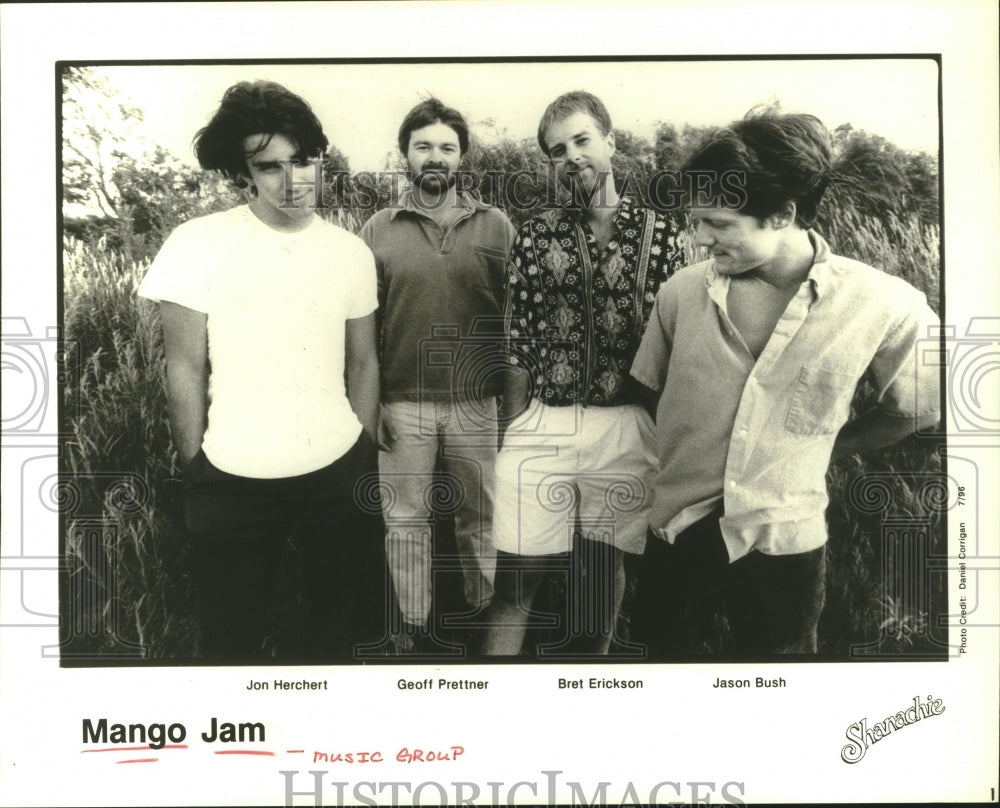 1996 Press Photo Members of the music group Mango Jam - hcp04802- Historic Images