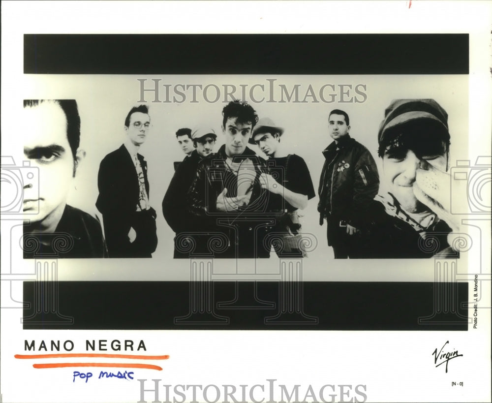 1990 Press Photo Members of the pop music group Mano Negra - hcp04805- Historic Images