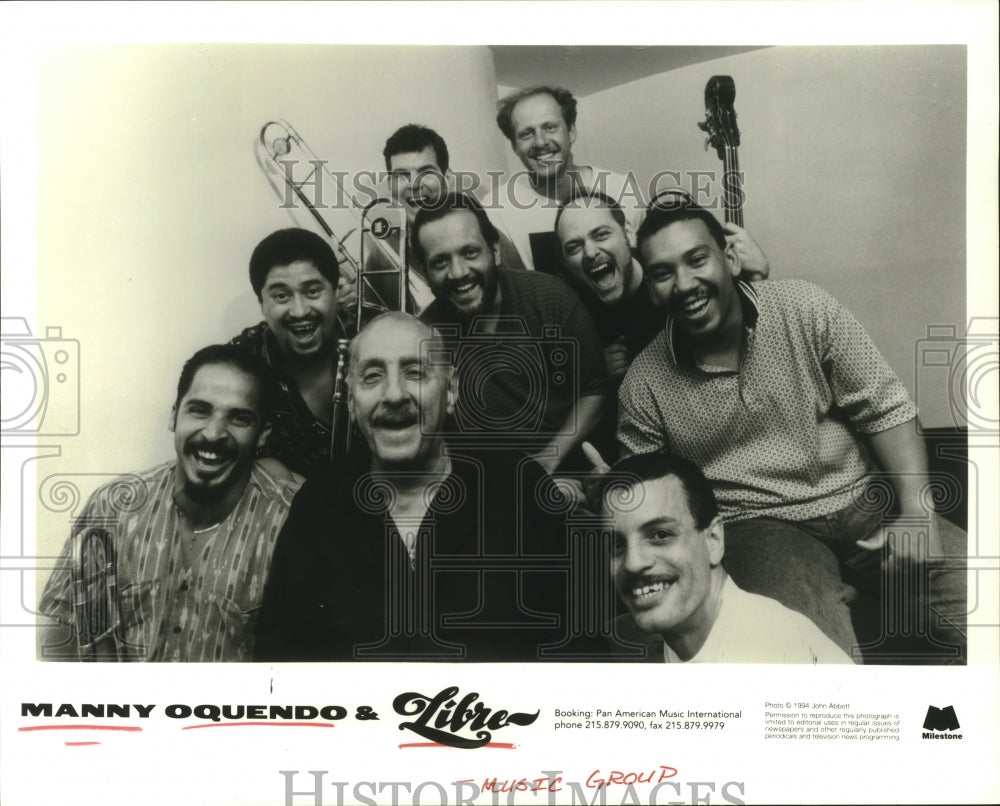 1994 Press Photo Members of the music group Manny Oquendo & Libre - hcp04806- Historic Images