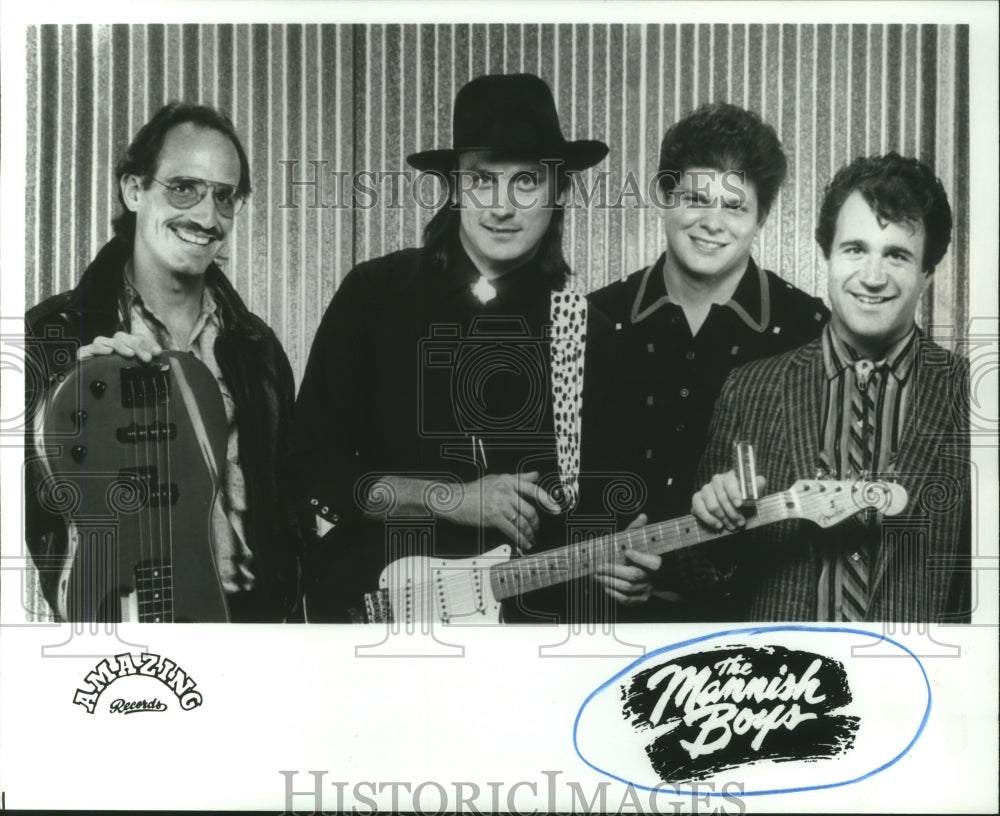 1988 Press Photo Members of the music group The Mannish Boys - hcp04807- Historic Images