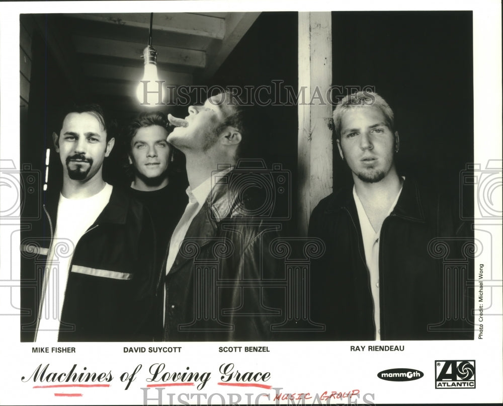 1995 Press Photo Members of the music group Machines of Loving Grace- Historic Images