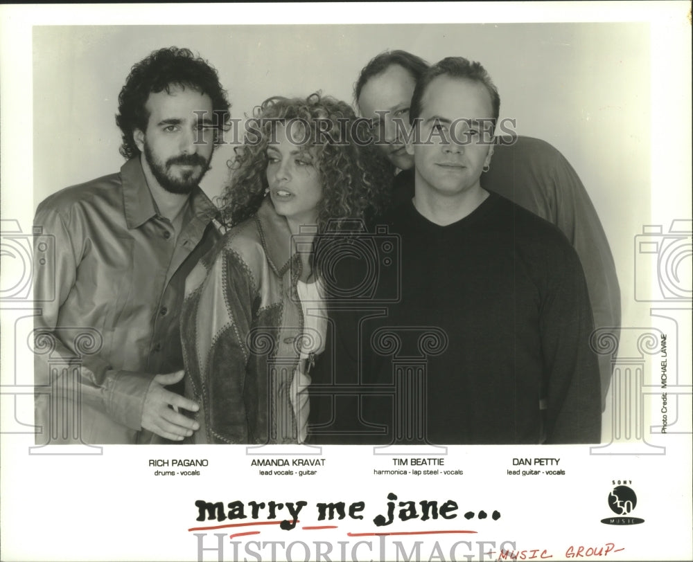 1997 Press Photo Members of the music group Marry Me Jane... - hcp04846- Historic Images