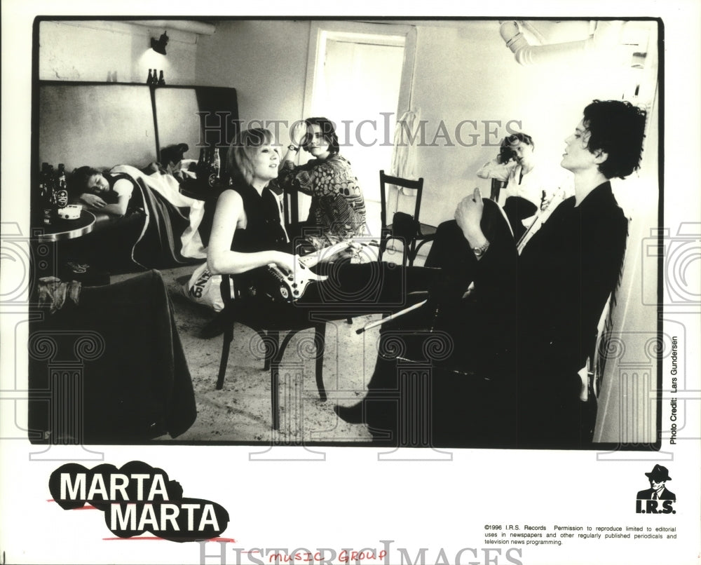 1996 Press Photo Members of the music group Marta Marta - hcp04847- Historic Images