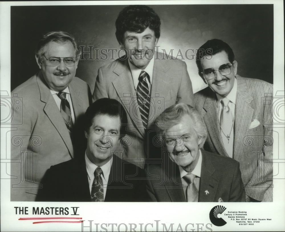 1988 Press Photo Members of the music group The Masters V - hcp04852- Historic Images