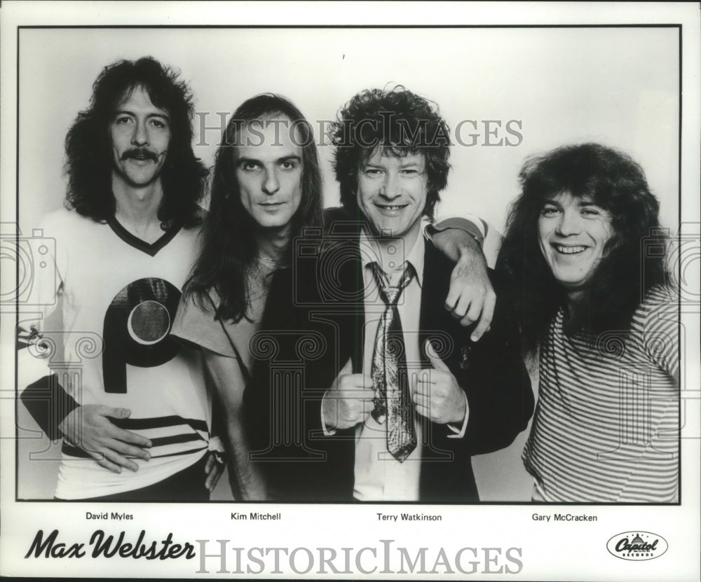 1981 Press Photo Members of the pop music group Max Webster - hcp04856- Historic Images