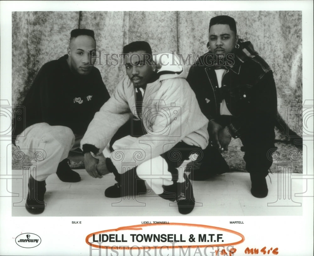 1992 Press Photo Members of the rap music group Lidell Townsell &amp; M.T.F.- Historic Images