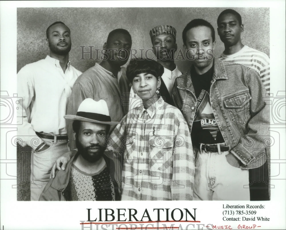 1997 Press Photo Members of the music group Liberation - hcp04876- Historic Images