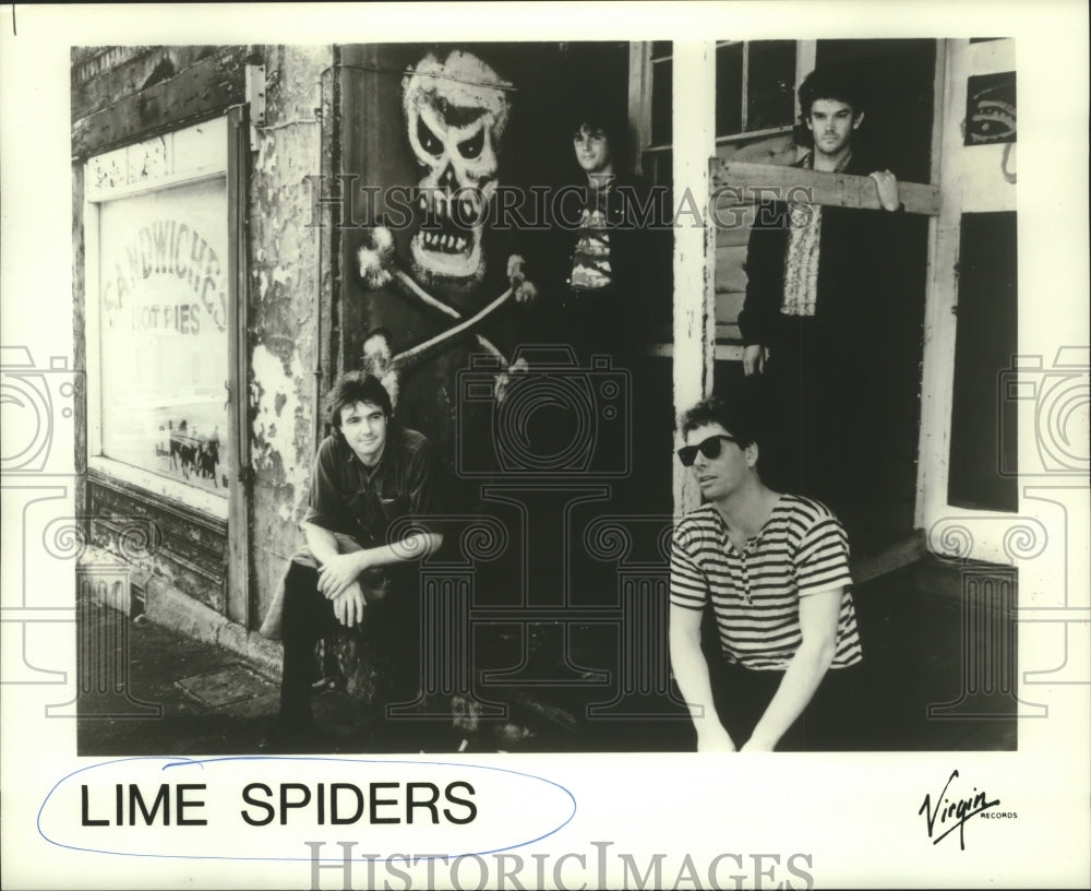 1987 Press Photo Members of the rock music group Lime Spiders - hcp04878- Historic Images