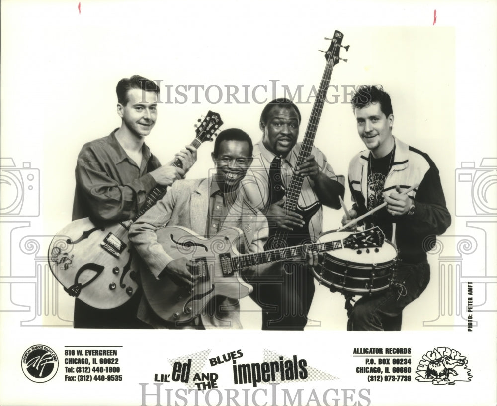 1994 Press Photo Members of the music group Lil&#39; Ed &amp; the Blues Imperials- Historic Images