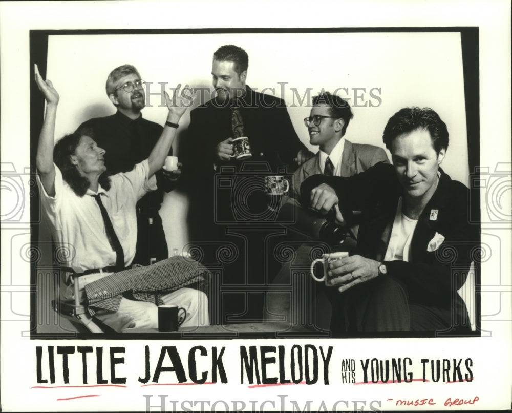 1995 Press Photo Music group Little Jack Melody and his Young Turks..- Historic Images