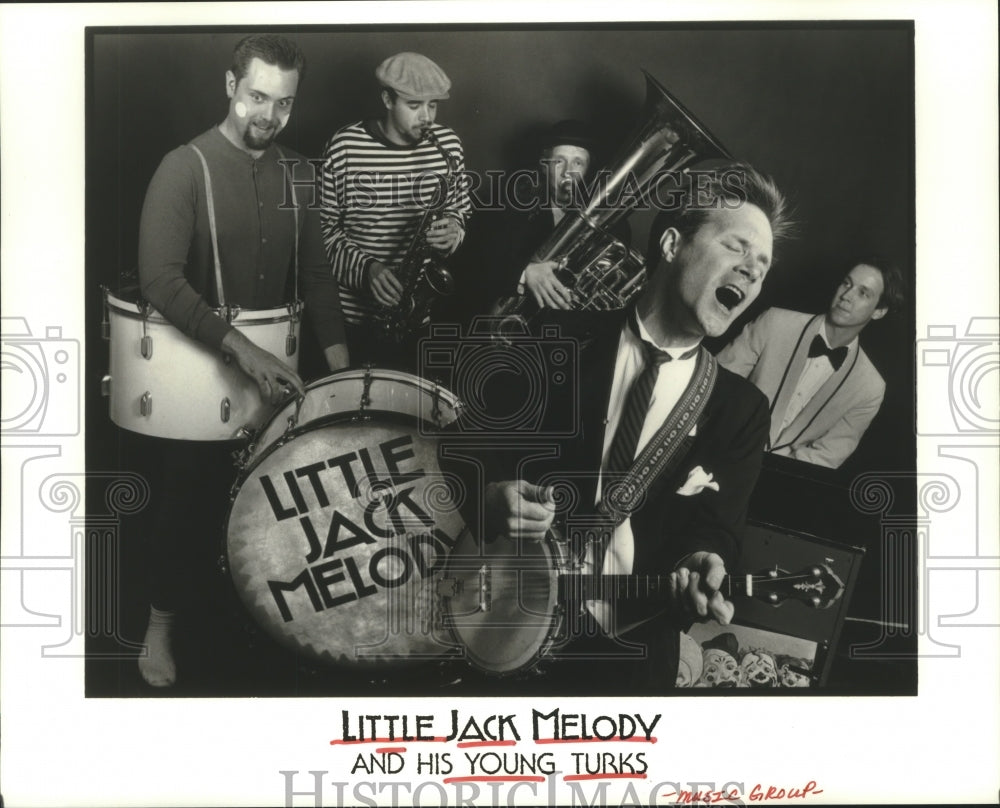 1997 Press Photo Music group Little Jack Melody and his Young Turks.- Historic Images