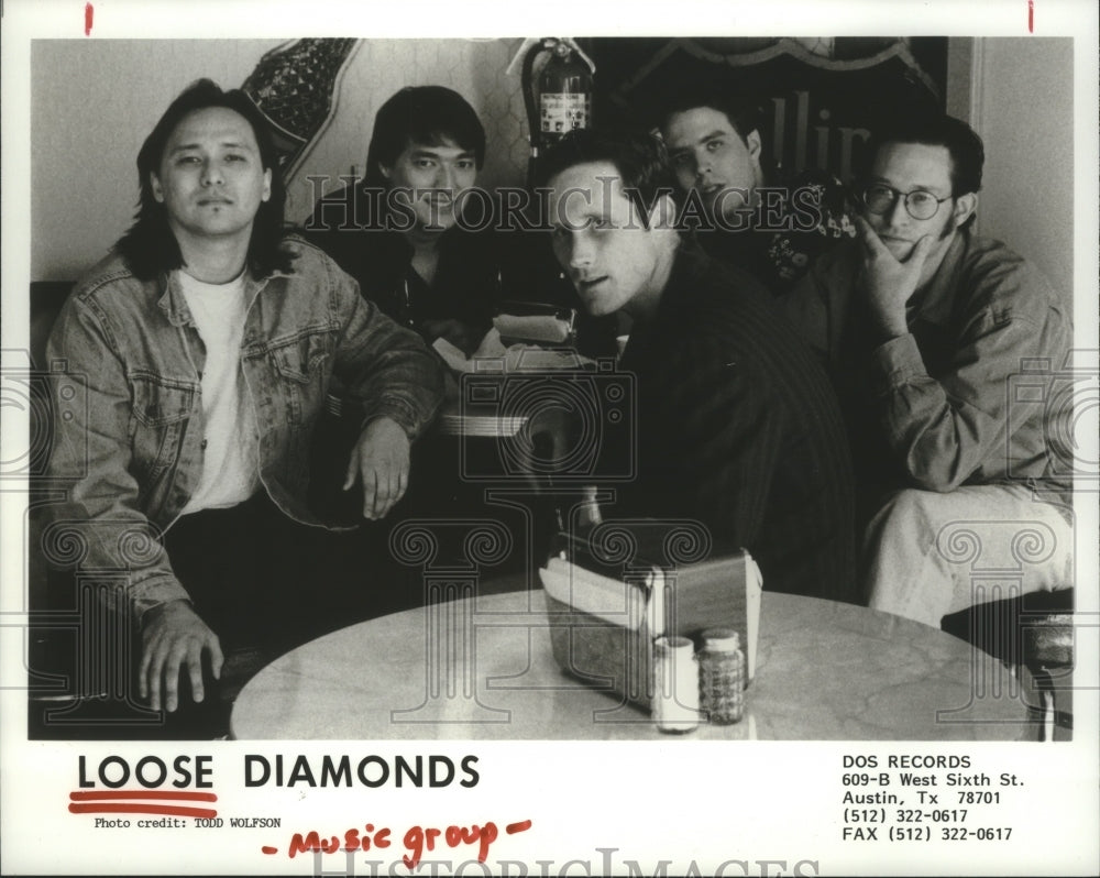 1993 Press Photo Music group Loose Diamonds. - hcp04931- Historic Images