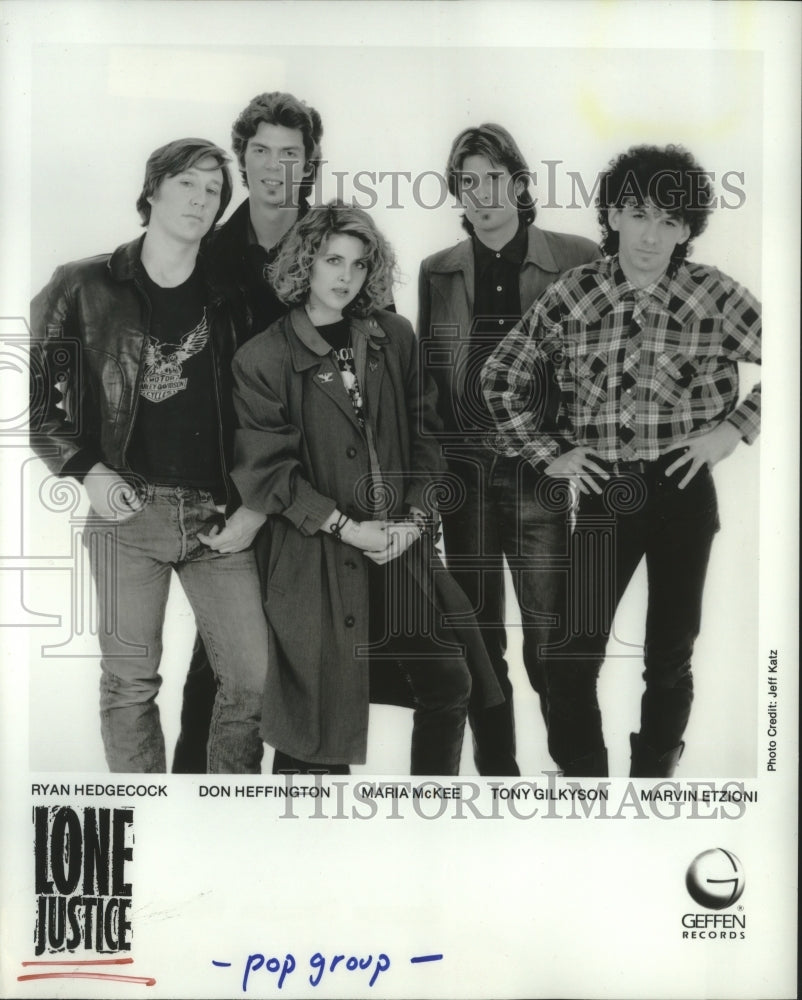 1986 Press Photo Pop music group Lone Justice. - hcp04936- Historic Images