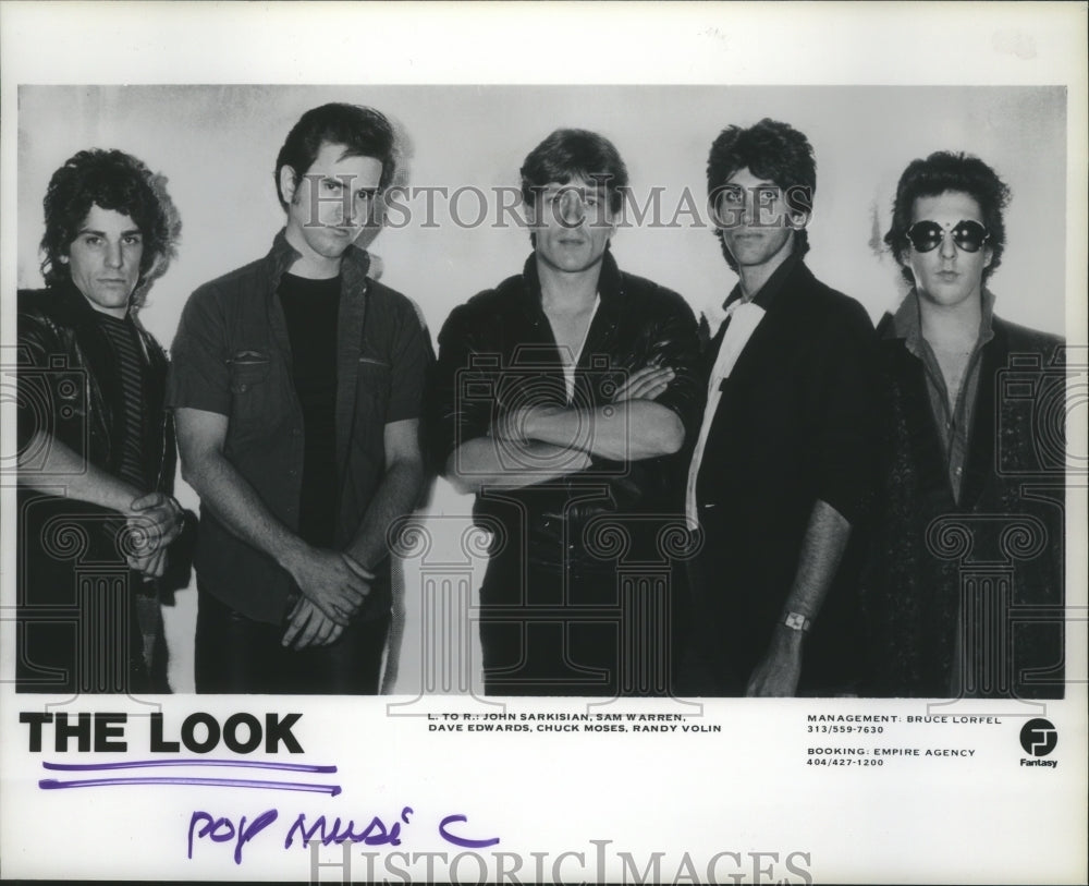 1984 Press Photo Pop music group The Look. - hcp04941- Historic Images