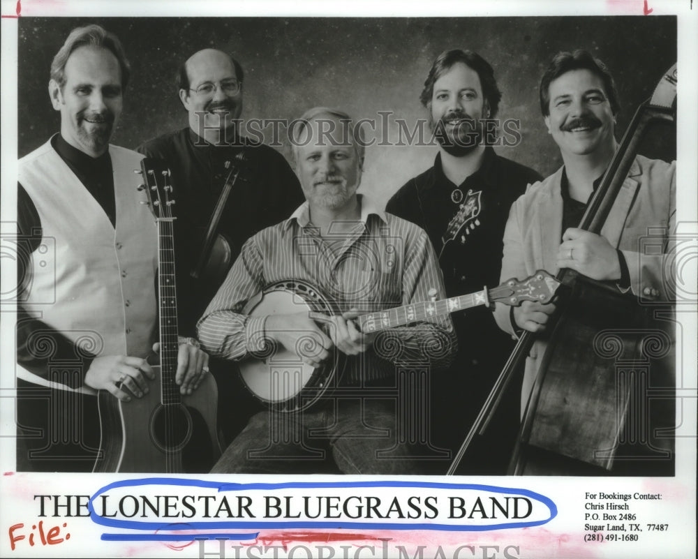 1997 Press Photo The Lonestar Bluegrass Band. - hcp04946- Historic Images