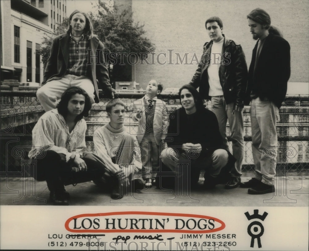 1994 Press Photo Pop music group Los Hurtin&#39; Dogs. - hcp04949- Historic Images