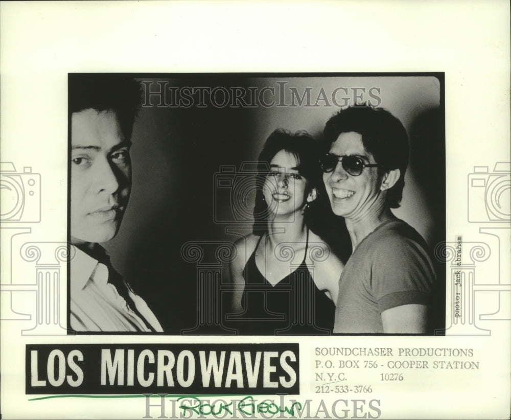 1983 Press Photo Rock group Los Microwaves. - hcp04951- Historic Images