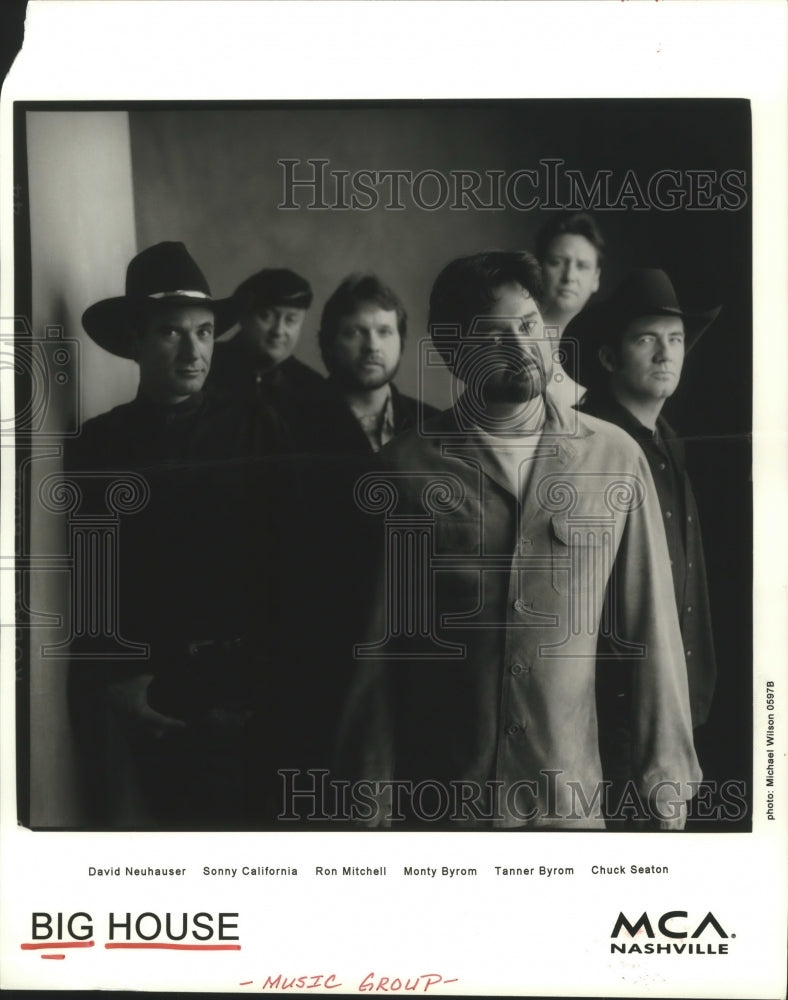 1998 Press Photo Members of music group &quot;Big House&quot;. - hcp05005- Historic Images