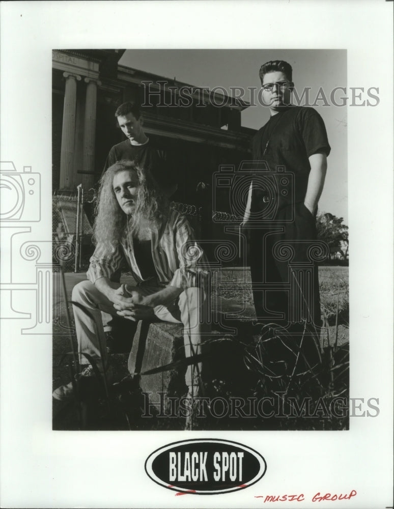 1995 Press Photo Members of the music group Black Spot - hcp05028- Historic Images