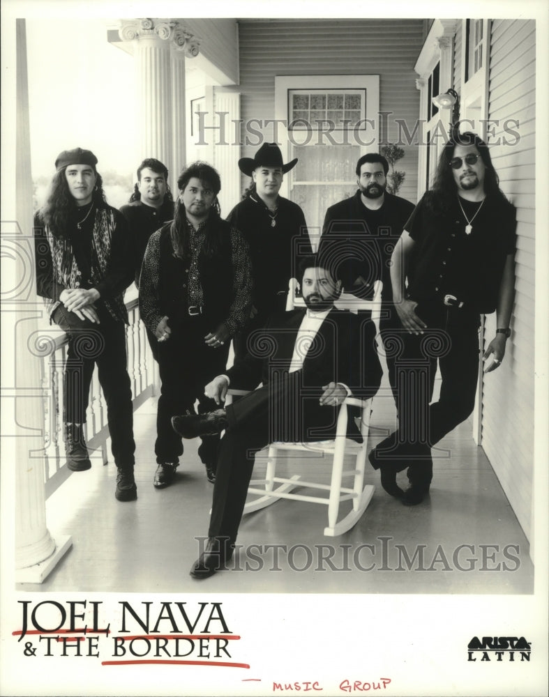 1996 Press Photo Members of the music group Joel Nava &amp; The Border - hcp05087- Historic Images