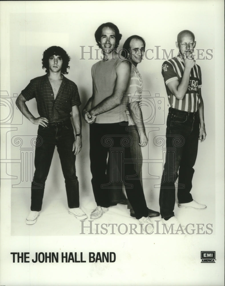 1982 Press Photo Members of the pop music group The John Hall Band - hcp05090- Historic Images