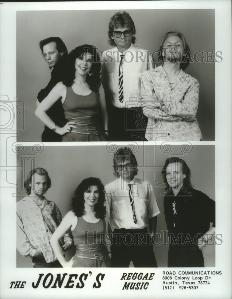 1990 Press Photo Members of the reggae music group The Jones&#39;s - hcp05107- Historic Images