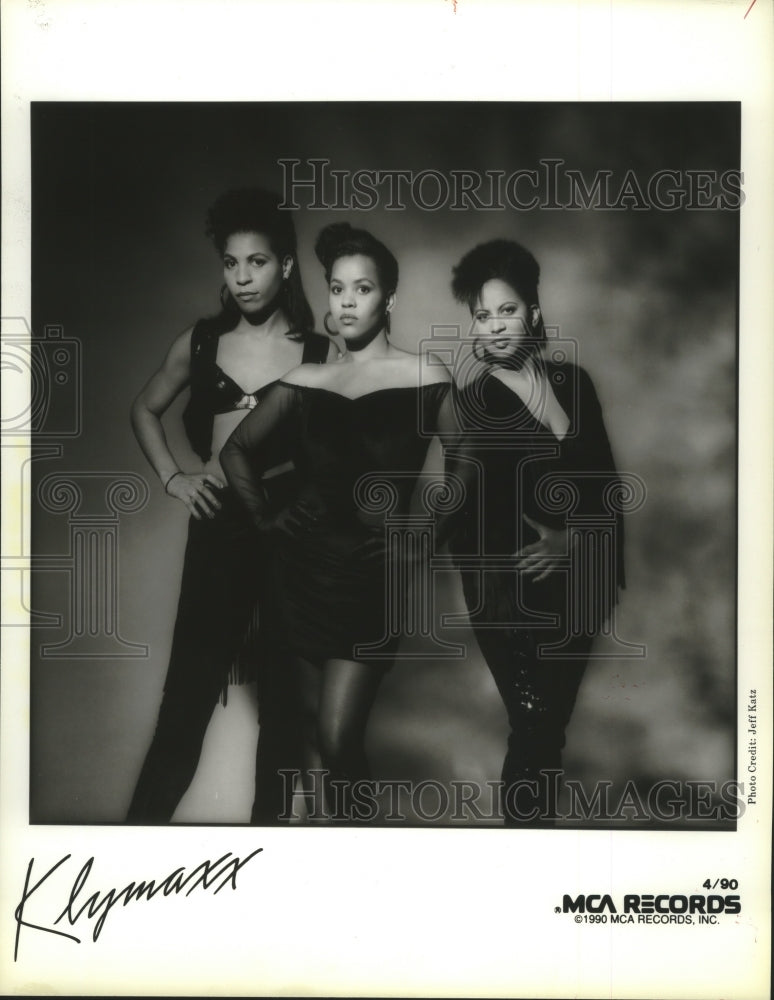 1990 Press Photo Members of the music group Klymaxx - hcp05215- Historic Images