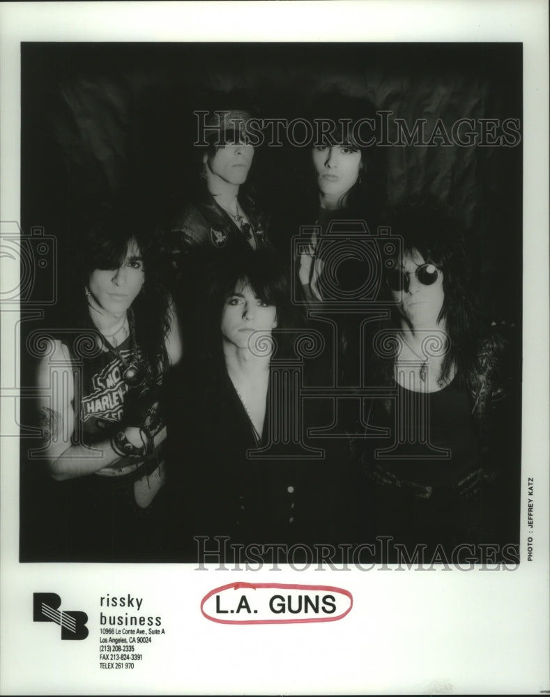 1988 Press Photo Rock group &quot;L.A. Guns&quot;. - hcp05240- Historic Images