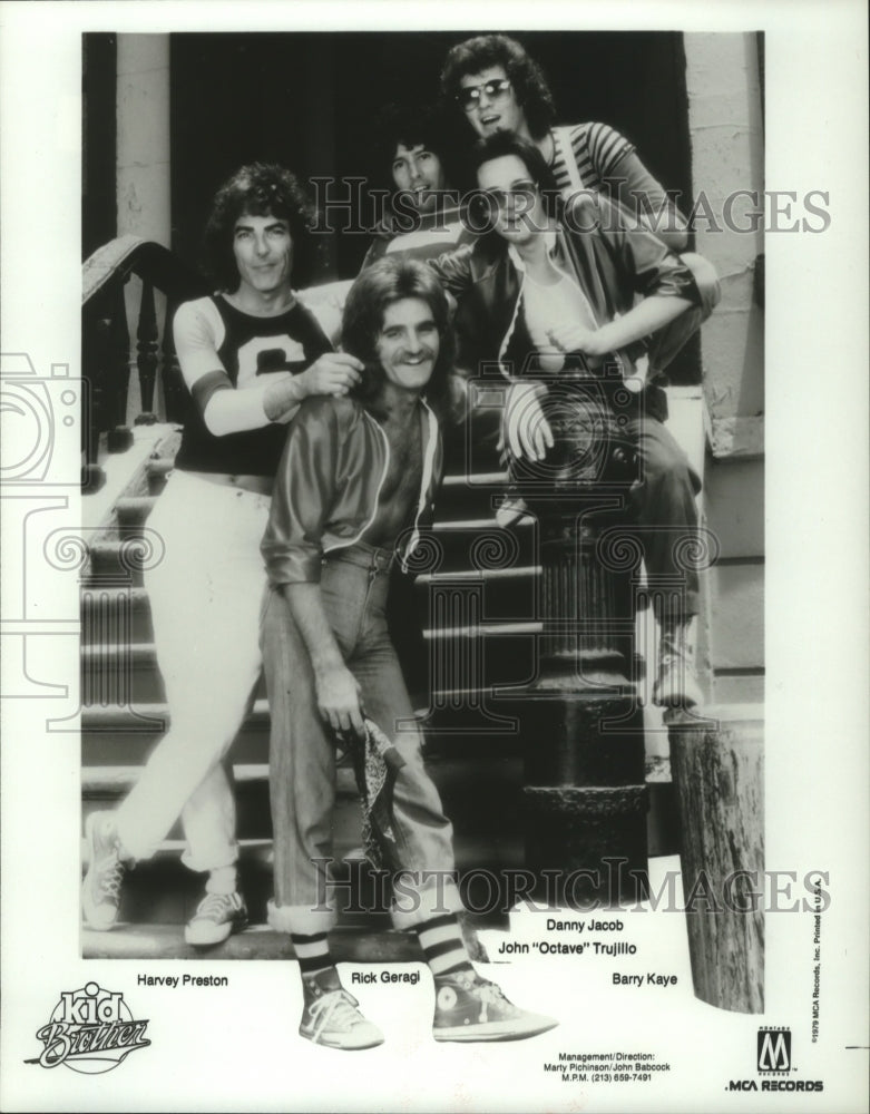 1981 Press Photo Members of pop music group &quot;Kid Brother&quot;. - hcp05274- Historic Images