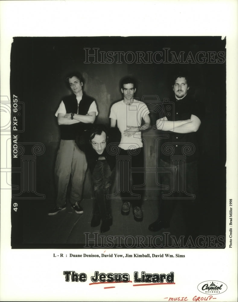 1998 Press Photo Members of &quot;The Jesus Lizard&quot; - hcp05278- Historic Images