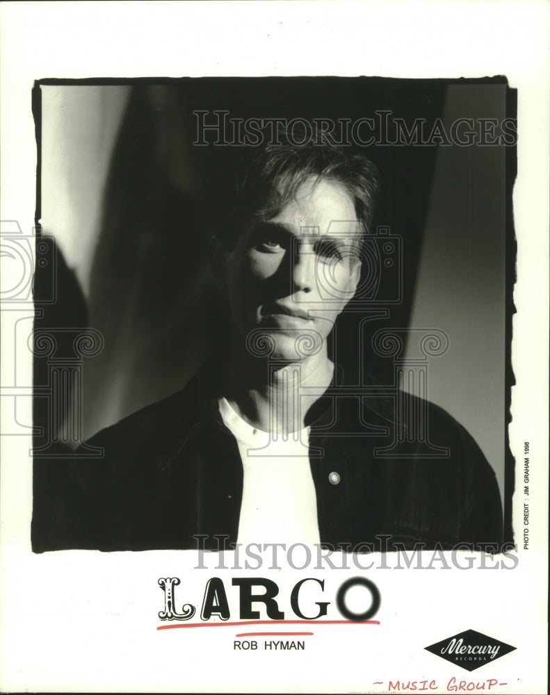 1998 Press Photo Rob Hyman from the music group Largo - hcp05286- Historic Images