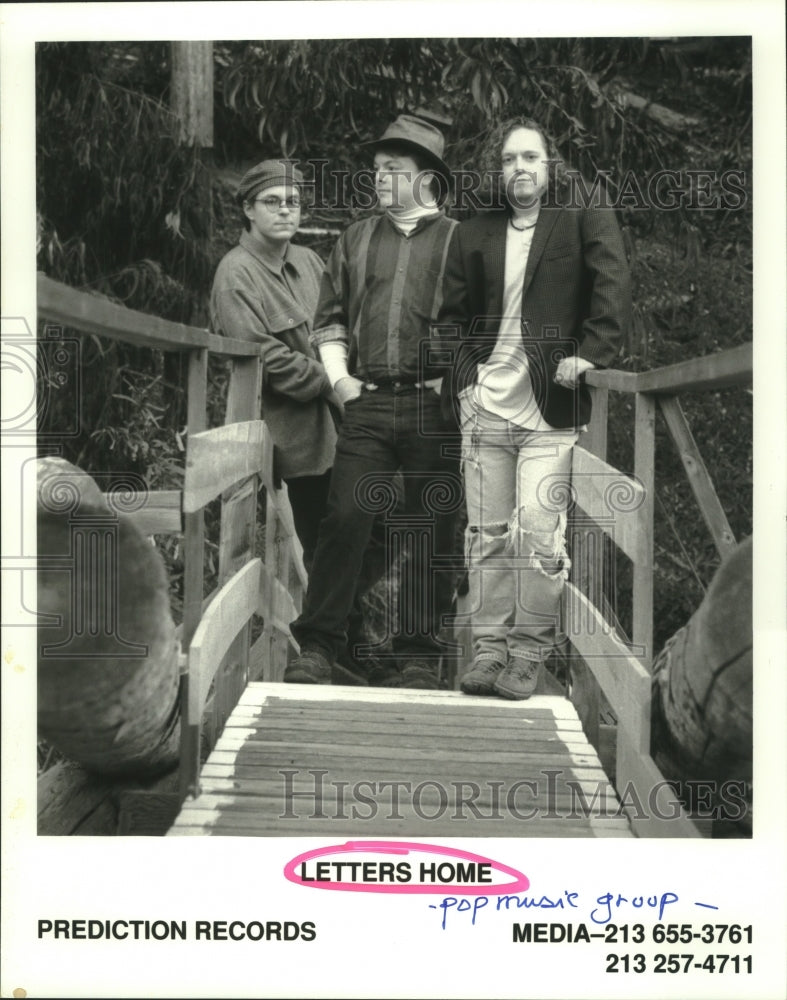 1994 Press Photo Members of the pop music group Letters Home - hcp05300- Historic Images
