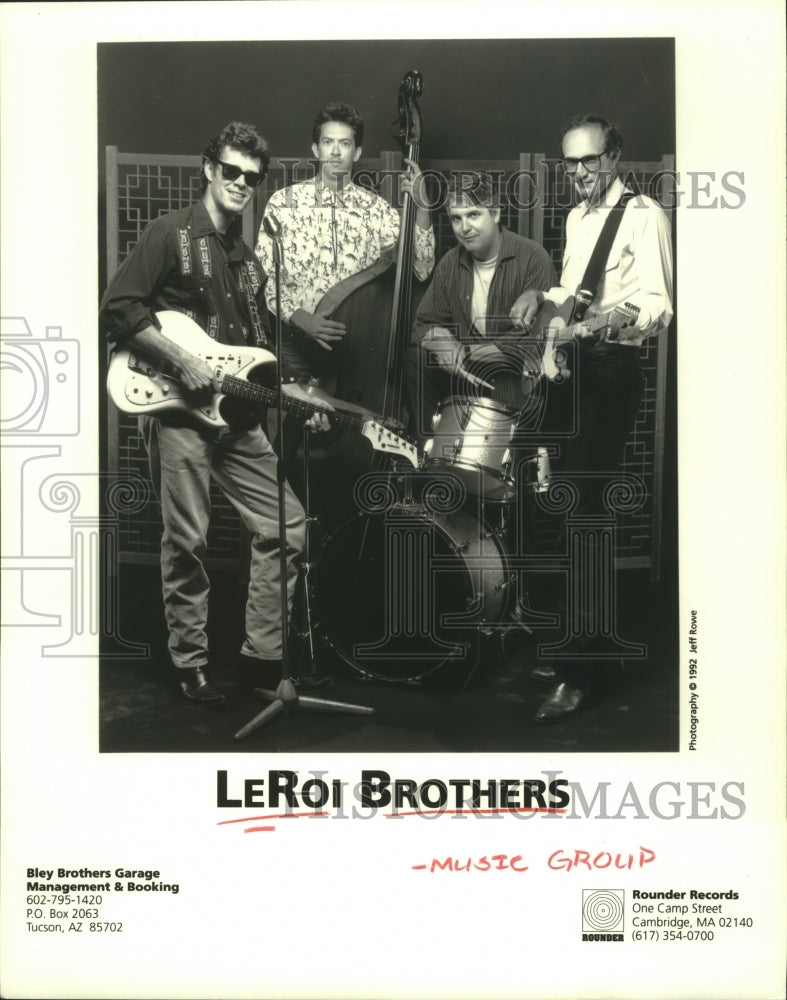 1992 Press Photo Members of the music group LeRoi Brothers - hcp05302- Historic Images