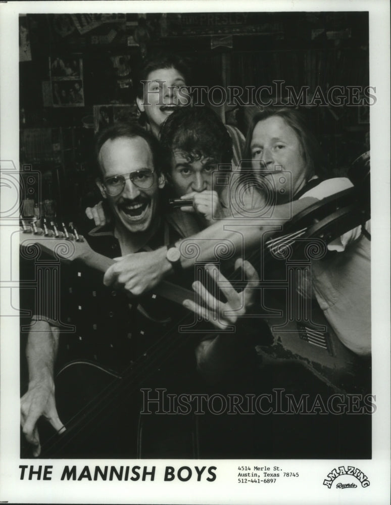 1989 Press Photo Members of the music group The Mannish Boys - hcp05340- Historic Images