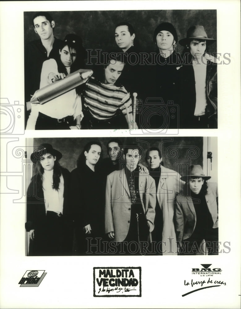 1993 Press Photo Members of the music group Maldita Vecindad - hcp05373- Historic Images