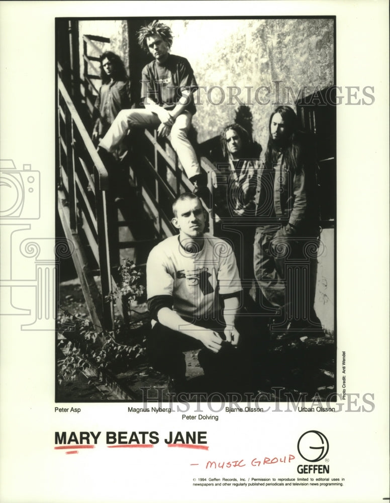 1994 Press Photo Members of the music group Mary Beats Jane - hcp05404- Historic Images