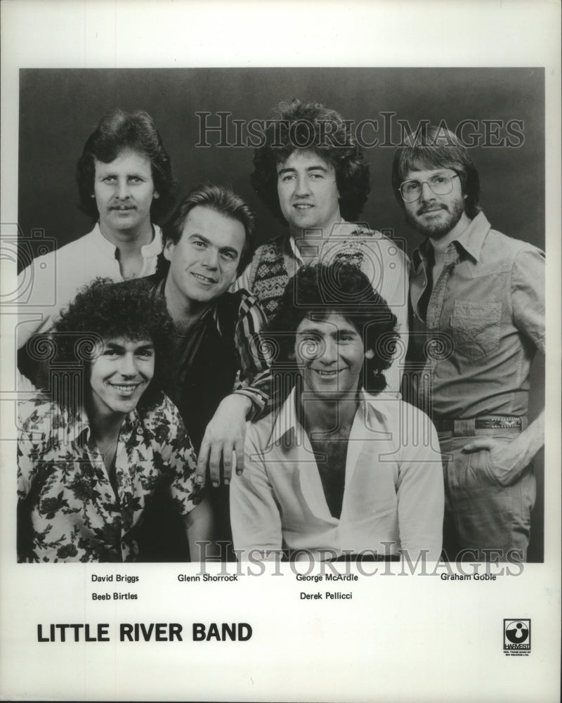 1981 Press Photo Members of the pop music group Little River Band - hcp05422- Historic Images