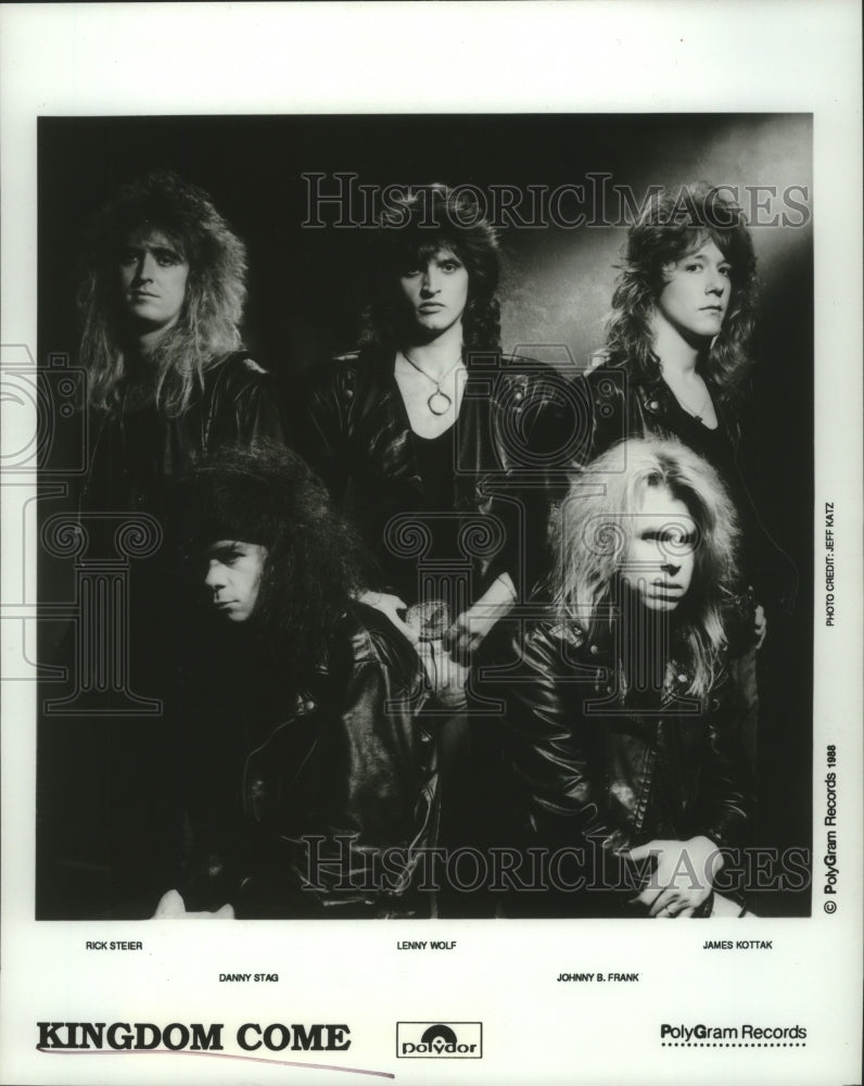 1988 Press Photo Members of the music group Kingdom Come - hcp05439- Historic Images