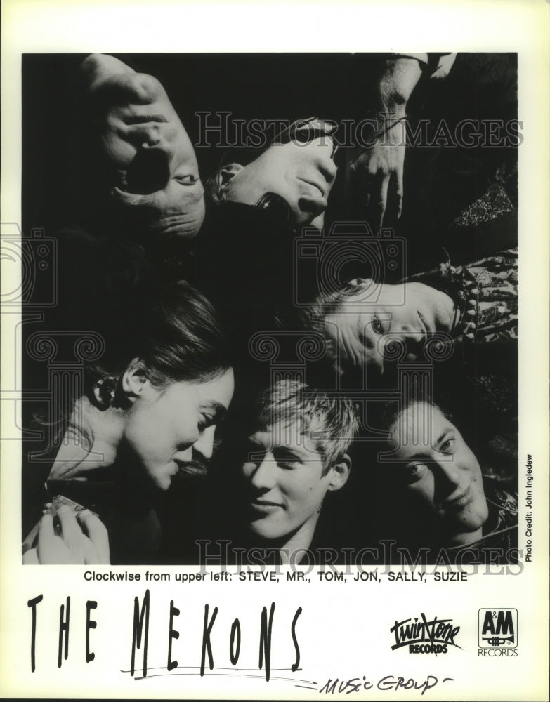 1987 Press Photo Members of the music group The Mekons - hcp05450- Historic Images