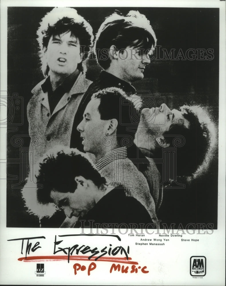 1994 Press Photo Members of the pop music group The Expression - hcp05454- Historic Images