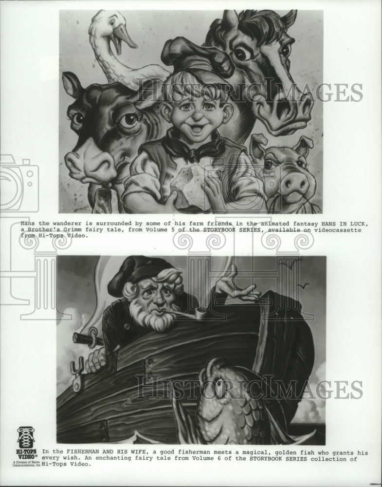 1987 Press Photo Scenes from the Storybook Series fairy tale selection- Historic Images