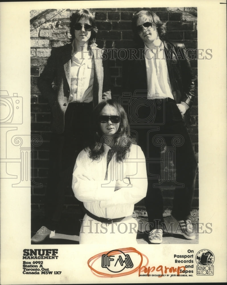 1981 Press Photo Members of the pop music group IFM - hcp05462- Historic Images