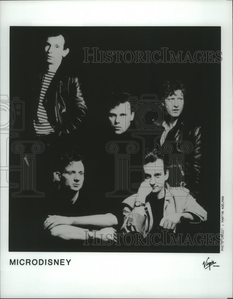 1987 Press Photo Members of the rock music group Microdisney - hcp05471- Historic Images